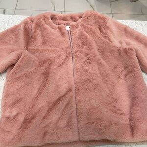 Pink Double Zero Fur jacket size small